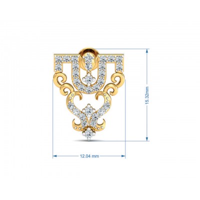 Tauri Diamond Earrings In Gold